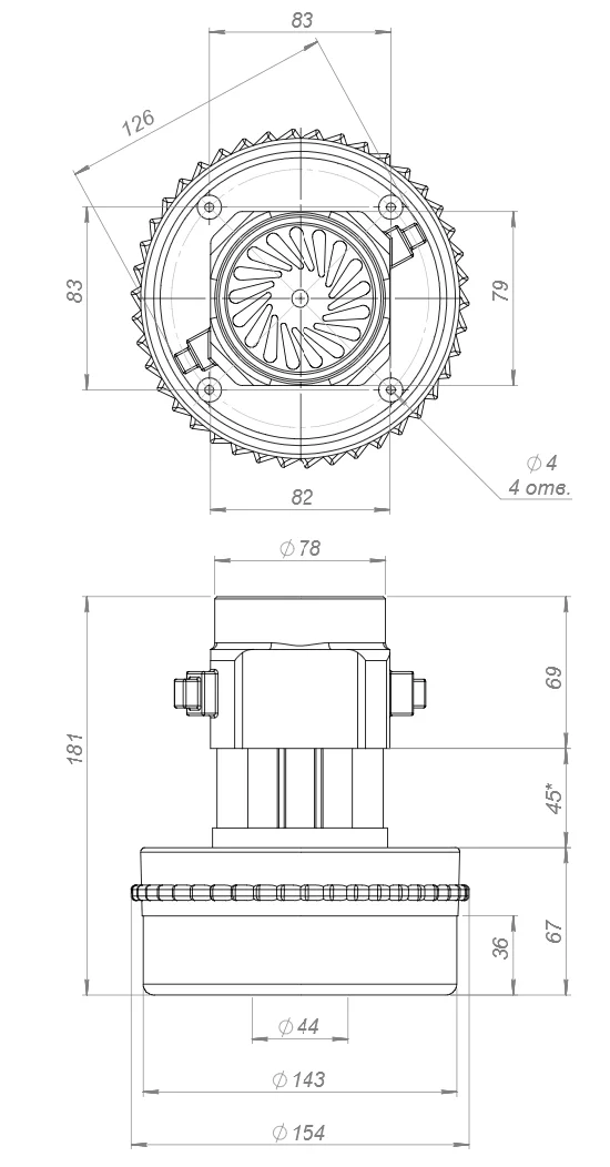 XWA 95 турбинасы (1200 Вт) (5 / 5)